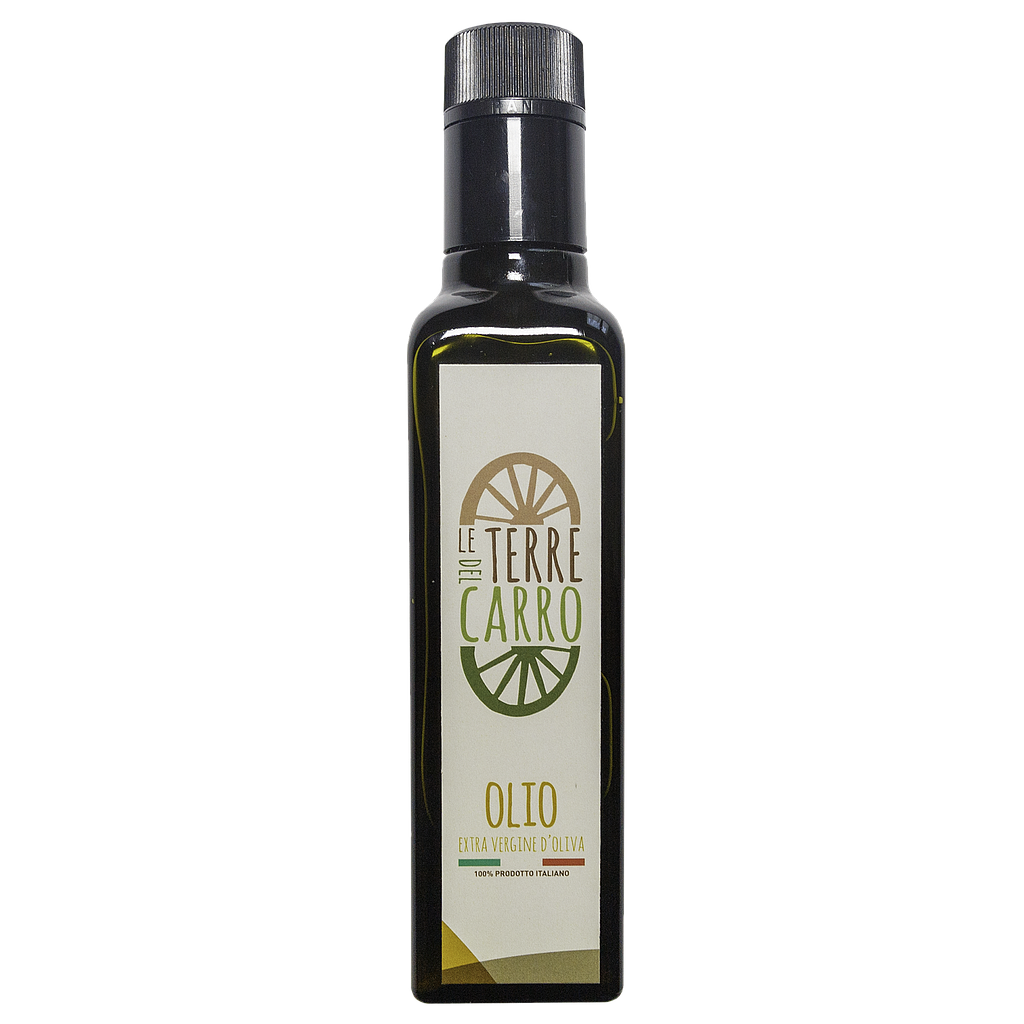 Bottiglia da 250 ml di olio extravergine di oliva